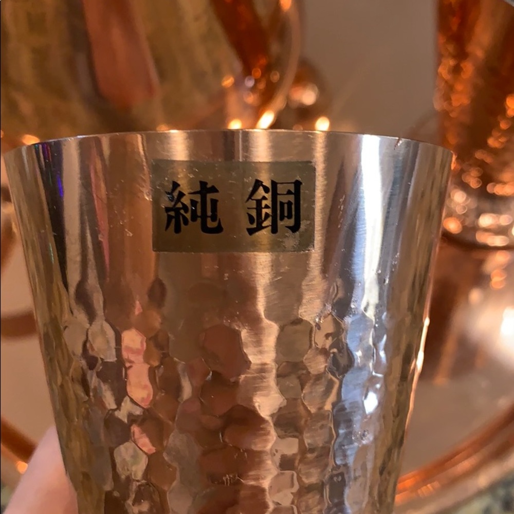✨Real Pure Copper Antique Tea Set✨ - Picture 5 of 14